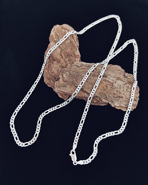 Corrente Piastrine 4mm 70cm - Prata 925