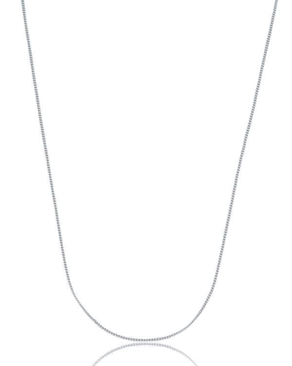 Corrente Grumet 1mm x 60cm - Prata 925