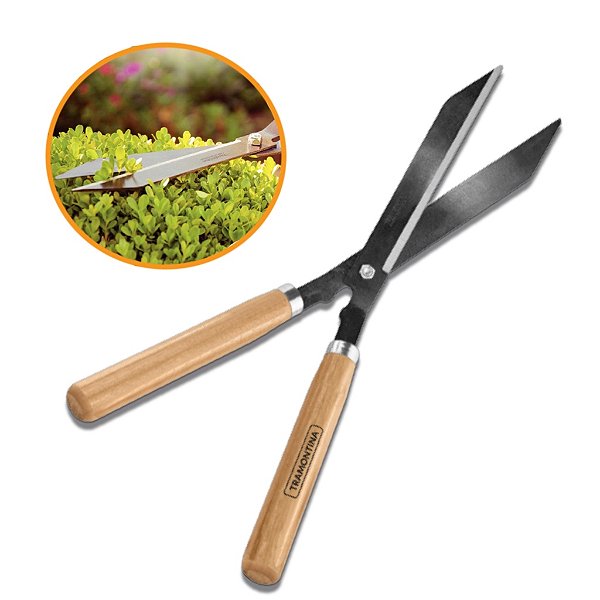 Tesoura De Poda Tesourão Jardinagem Cortar Grama Cerca Viva Tramontina