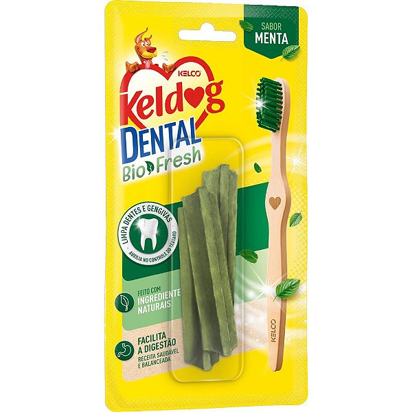 Ossinho Osso Keldog Dental em Y Sabor Menta para Cães - 3 Unid - Kelco