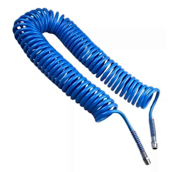 Mangueira Espiral com 10M e Encaixe 1/4" para Ar Comprimido - Corneta Ferramentas