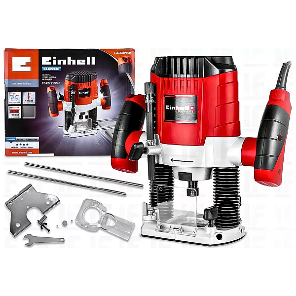 Tupia TC-RO 1155 E 1100W 127V Ferramenta Precisa e Versátil para Fresagem - Einhell