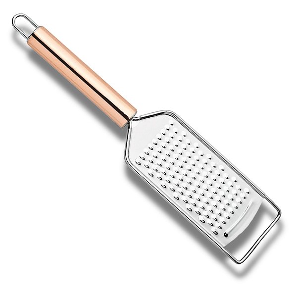 Ralador De Queijo Inox Com Cabo Cobre 26cm Cozinha Hauskraft