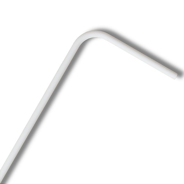 Tubo Branco Em L Extensível Para Box Provadores De Loja Cortina Pia 1 Metro Suporta Até 3kg Maxeb