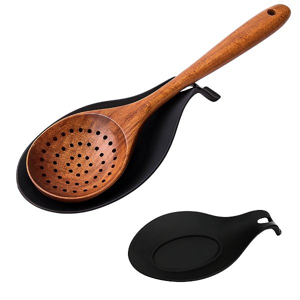 Descanso de Silicone Apoio de Colher Talheres Utensílios de Cozinha Bancada Fogão Uny Home