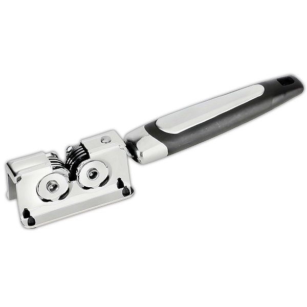 Amolador Afiador Manual de Aço Inox para Facas Tesouras de Cozinha Uny Home