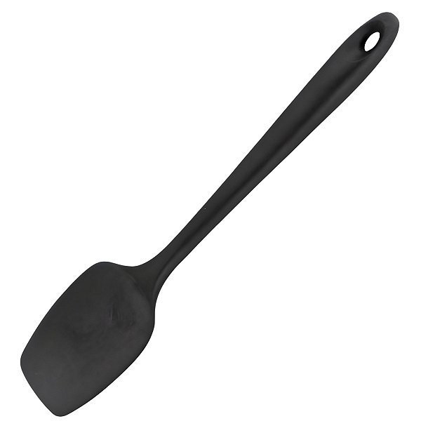 Espátula de Silicone Preta Multiuso Culinária Cozinha Confeitaria Não Risca Panela 28,5cm Uny Home