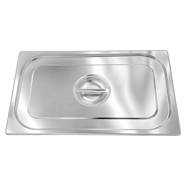 Tampa em Aço Inox para Cuba Gastronômica 1/1 Resistência Profissional Buffet Restaurante - Ke Home
