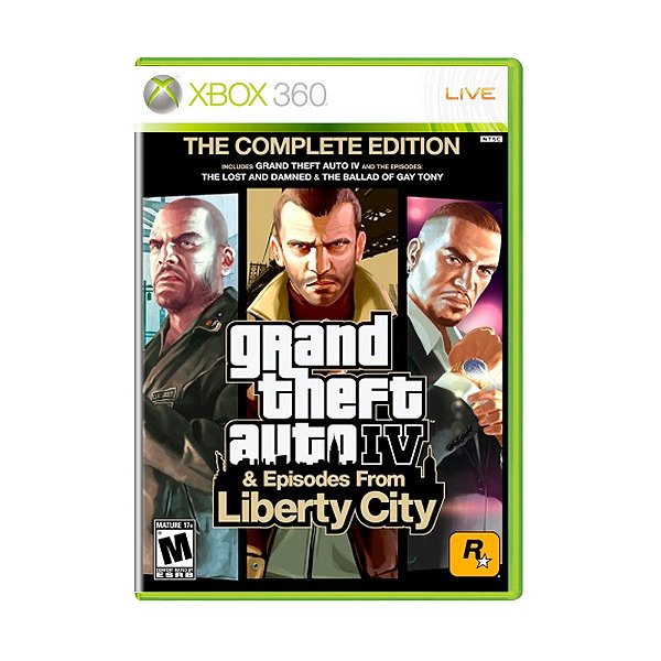 Jogo Grand Theft Auto IV The Complete Edition - Xbox 360