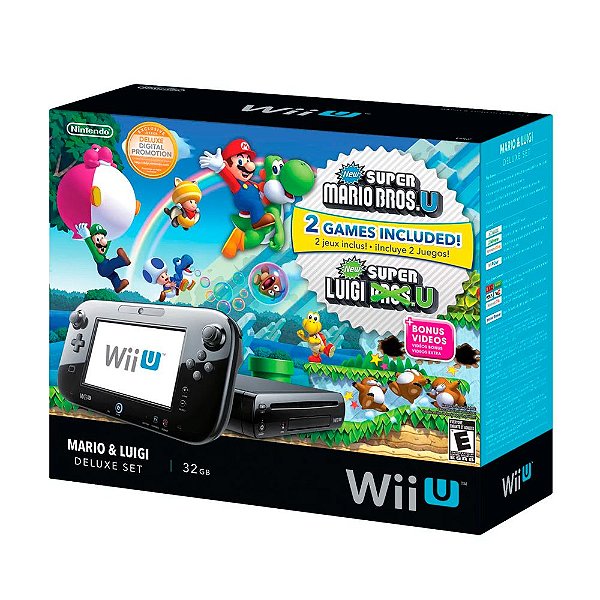 Nintendo - Nintendo Wii U Deluxe Set 32GB Preto + Jogos (Desbloqueado) -  Magic Domain - Mais de 10 anos de credibilidade no mercado de Card Games