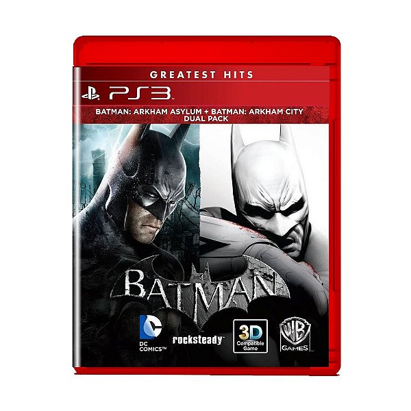 Jogo Batman Arkham Asylum + Batman Arkham City - PS3