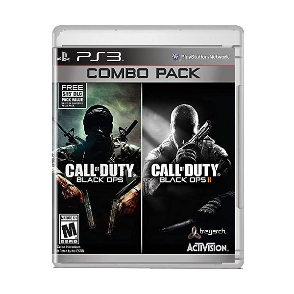 Jogo Call Of Duty Black Ops 1 e 2 Combo Pack - PS3