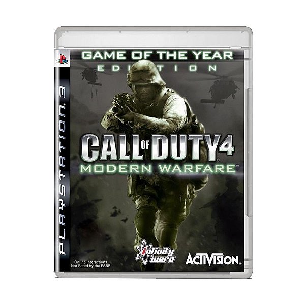 Jogo Call of Duty 4 Modern Warfare - PS3