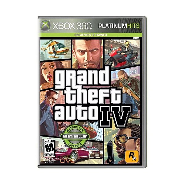 Jogo Grand Theft Auto IV (Platinum Hits) - Xbox 360