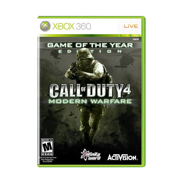 Jogo Call of Duty 4 Modern Warfare - Xbox 360