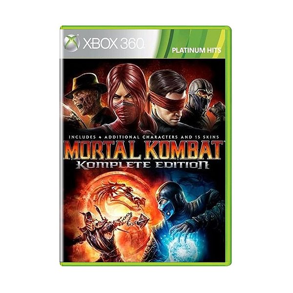 Jogo Mortal Kombat Komplete Edition (Platinum Hits) - Xbox 360