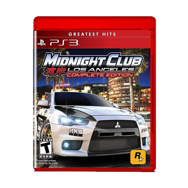 Jogo Midnight Club Los Angeles Complete Edition - PS3