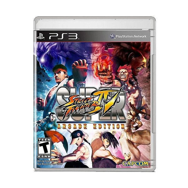 Jogo Street Fighter 4 Iv Playstation 3 Ps3 Luta Frete Grátis