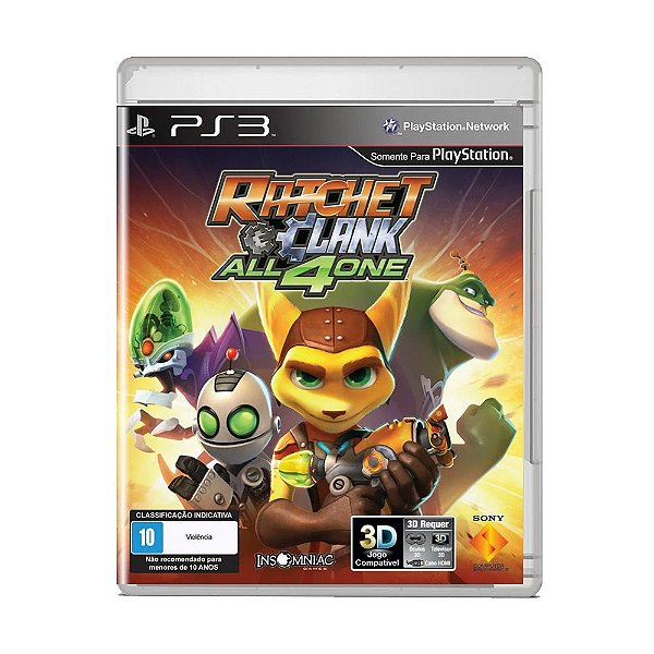 Jogo Ratchet and Clank: All 4 One - PS3