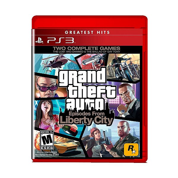 Jogo Grand Theft Auto: Episodes From Liberty City ( Greatest Hits ) - PS3