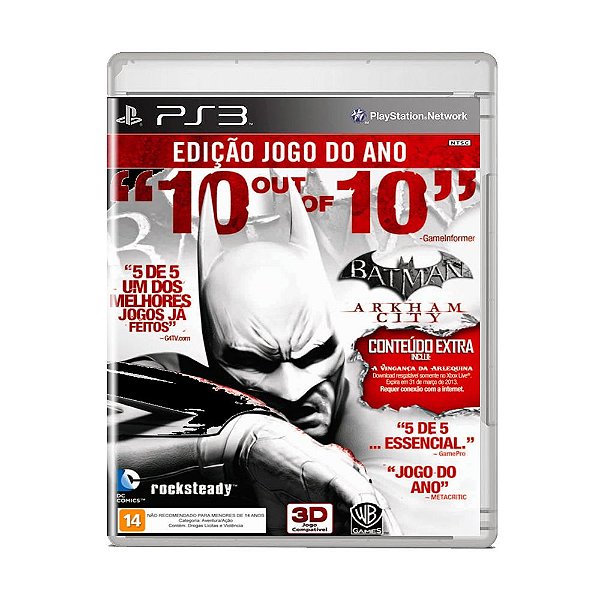 Jogo Batman: Arkham City ( Edição Jogo do Ano ) - PS3