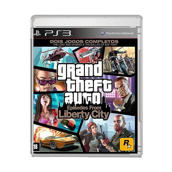 Jogo Grand Theft Auto: Episodes From Liberty City - (Capa Reimpressa) - PS3