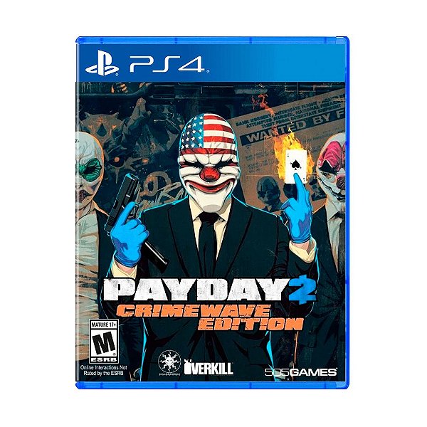 Jogo Jogo Payday 2: Crimewave Edition (Capa Reimpressa) - PS4