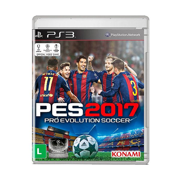 Jogo Pro Evolution Soccer 2017 (Capa Reimpressa) - PS3