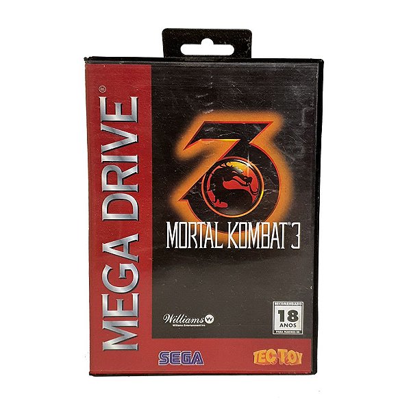 Jogo Mortal Kombat 3 - Mega Drive
