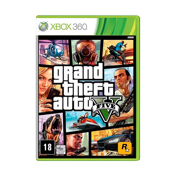 Jogo Grand Theft Auto V - Xbox 360