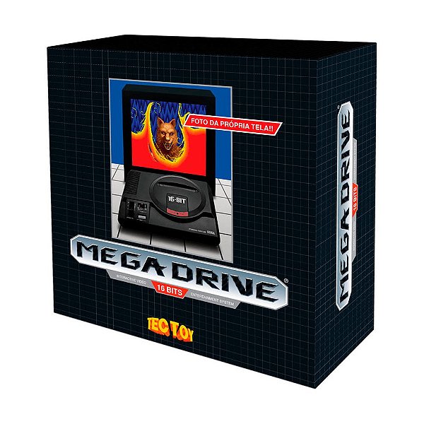 Console Sega Mega Drive 1 Controle e 22 Jogos - Tec Toy