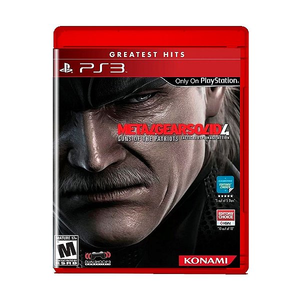 Jogo Metal Gear Solid 4: Guns of the Patriots (Greatest Hits) - PS3