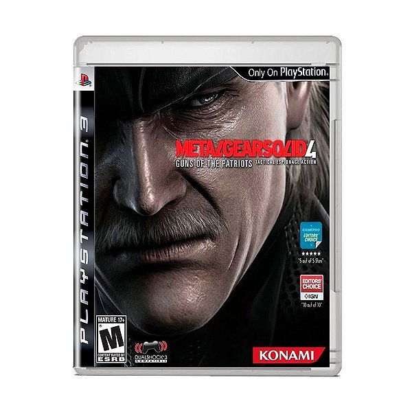 Jogo Metal Gear Solid 4: Guns of the Patriots - PS3