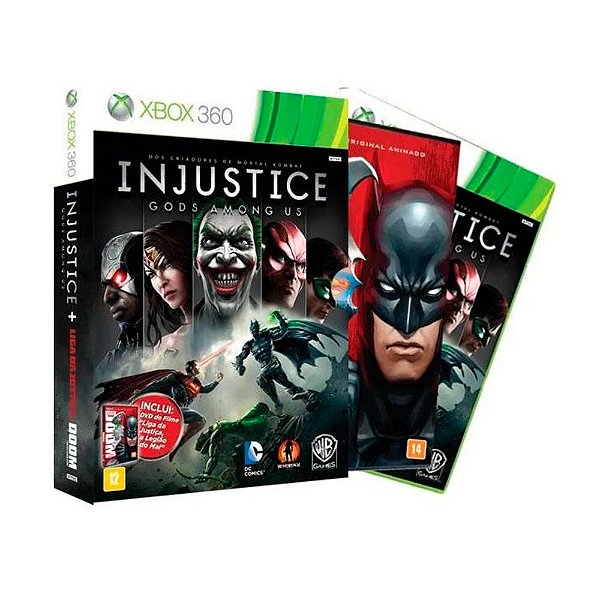 Jogo Injustice Gods Among Us + Liga da Justiça - Xbox 360 - Loja