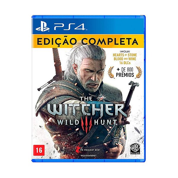 Jogo The Witcher 3: Wild Hunt (Edição Completa) - PS4