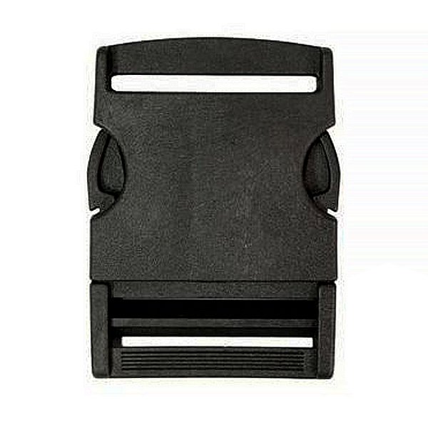 Kit 10 Fecho 50mm Preto Plástico Presilha Costura Bolsa Mochila