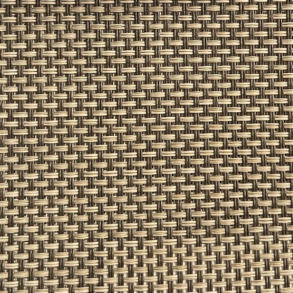 Tela para espreguiçadeira Sling Marrom e Creme 7880 cor 37 - 1,50m de largura
