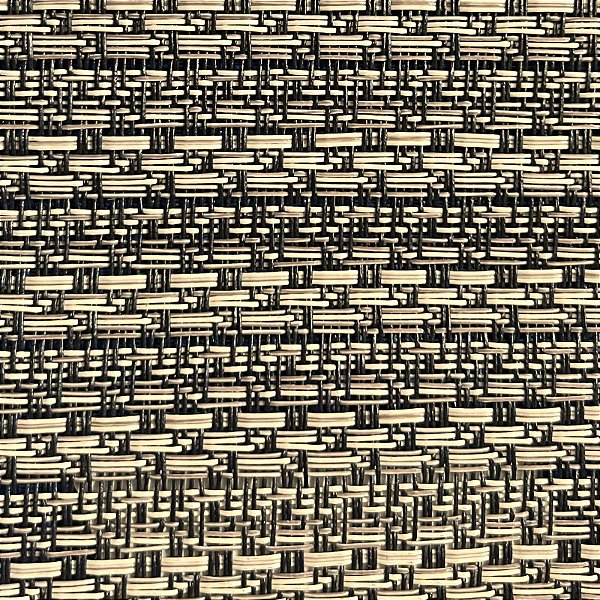 Tela para espreguiçadeira Sling Mescla Preto, Cru e Bege 7880 cor 56 - 1,50m de largura