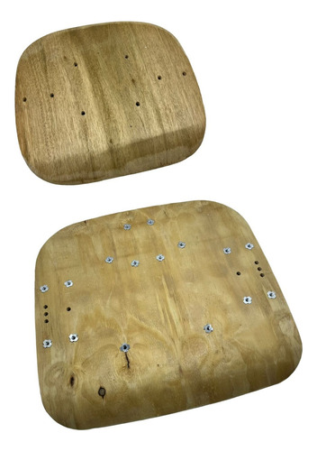 Kit Assento Encosto Secretaria Madeira 1873 / 2173