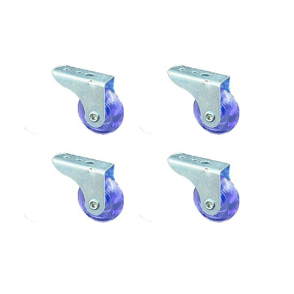 Rodinha Rodizio Fixo Sofá Retrátil Anti Risco 38mm - Unidade