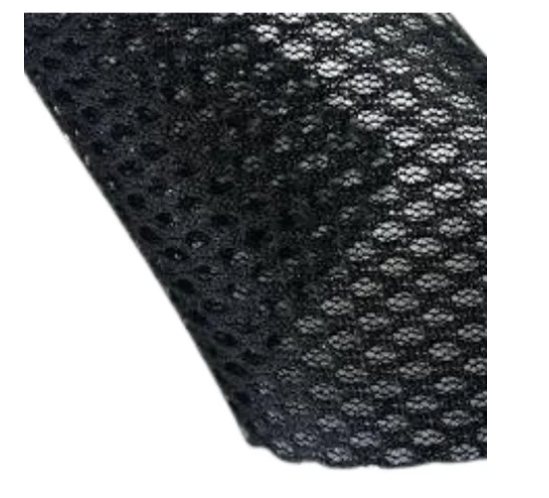 Tecido Tela Space Preta p/ Encosto de Cadeira Escritório