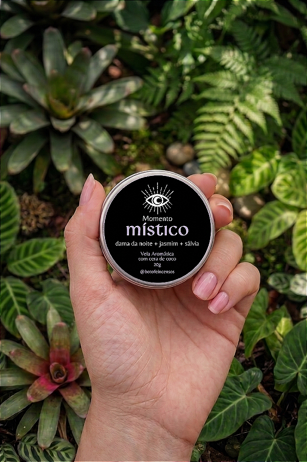 Vela Aromática Mini Momento Místico - Sálvia, Jasmim e Dama da Noite