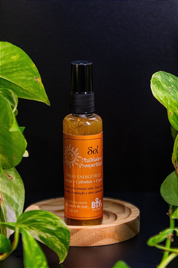 Spray Energético Sol - Vitalidade e Prosperidade (60ml)