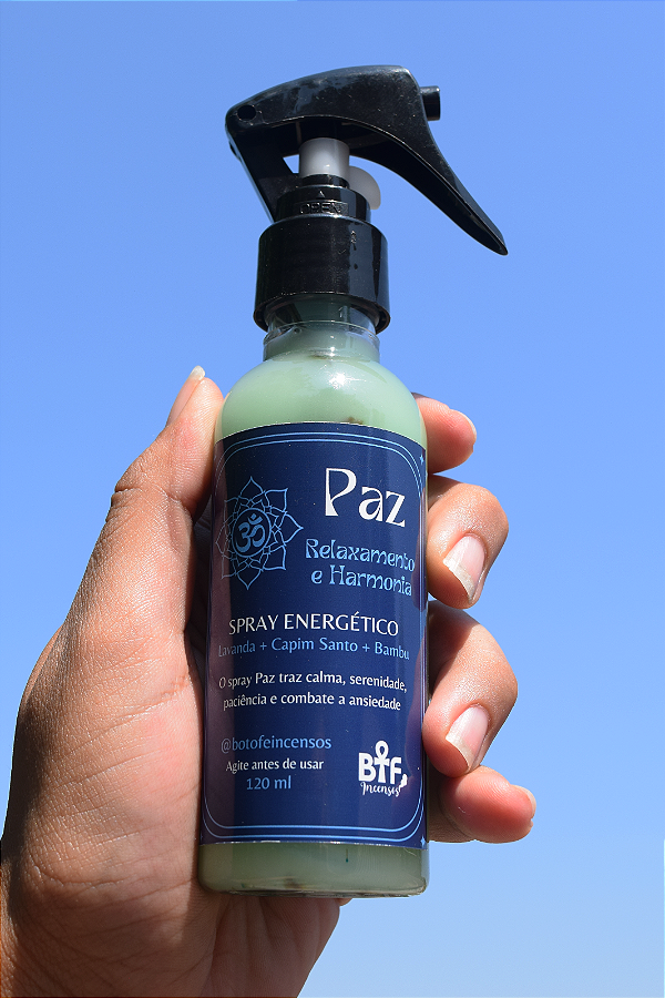 Spray Energético Paz - Relaxamento e Harmonia (120ml)
