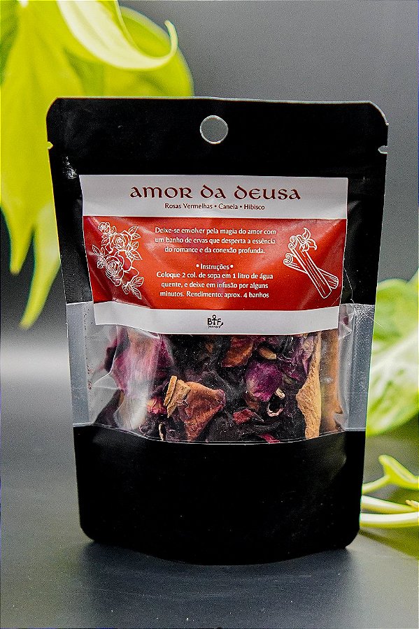 Banho de Ervas Amor da Deusa (Zip Lock) - Romance e Conexão