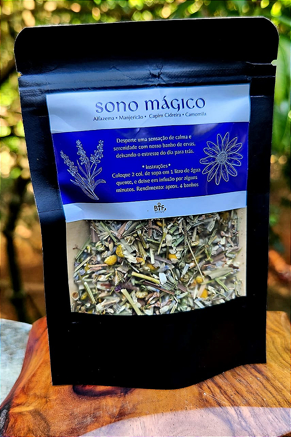 Banho de Ervas Sono Mágico (Zip Lock) - Calma e Serenidade