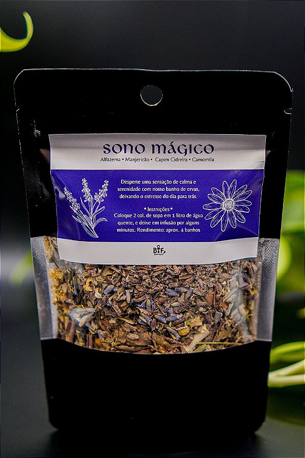 Banho de Ervas Sono Mágico (Zip Lock) - Calma e Serenidade