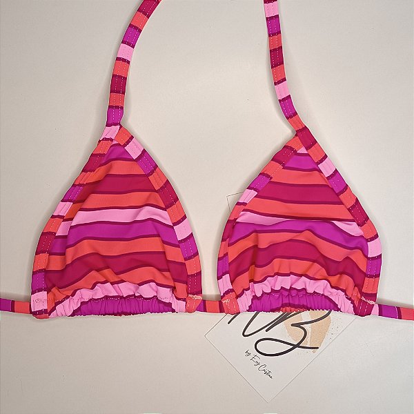 Top Micro - Listrado Rosa