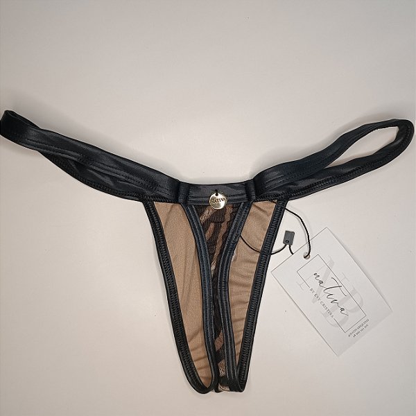 Calcinha Basic Bronze 6 Cós Fixo - Ilusion Tigresa
