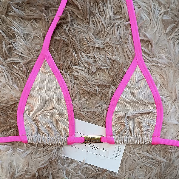 Top Extreme - Champanhe + Rosa Barbie